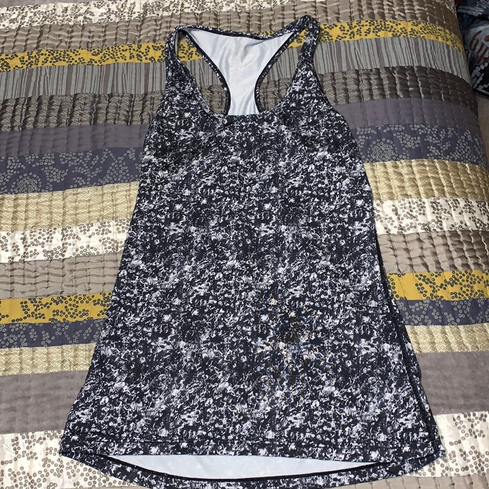 Black & White Athletic Tank Top